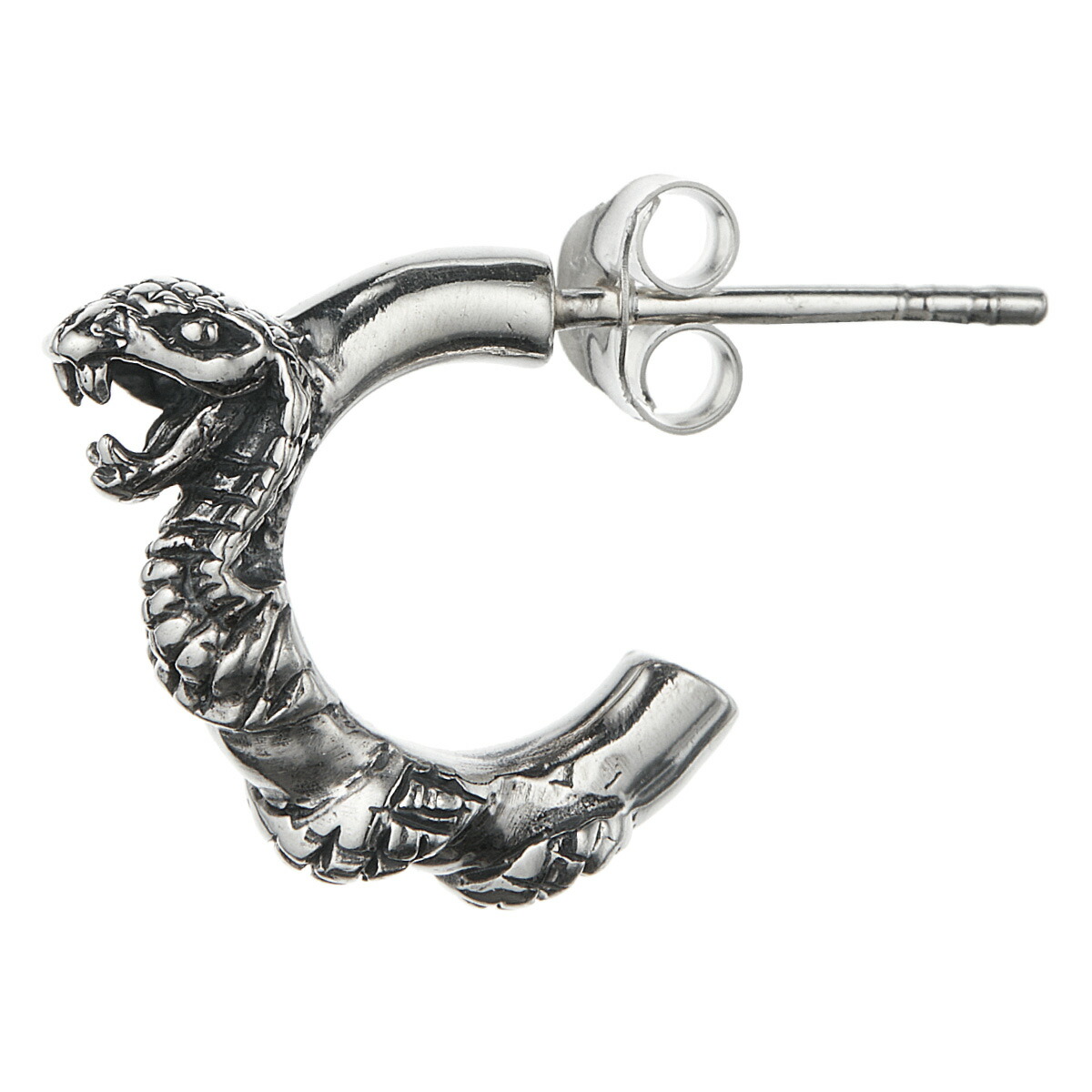 楽天市場】ピアス メンズ レディース 両耳用 シルバー925 蛇 ヘビ 動物