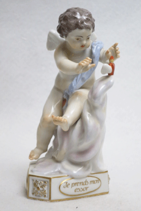 楽天市場】マイセン フィギュリン 陶磁器小立像 天使シリーズ 60211