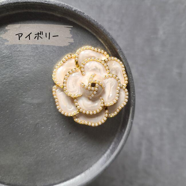 楽天市場】【スーパーセール 50%OFF】フラワー パール ブロ－チ