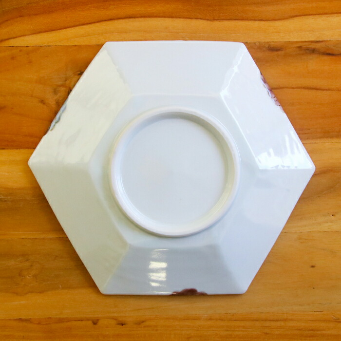 楽天市場】九谷青窯 横井佳乃 色絵八重花 六角深皿 / 九谷 和食器