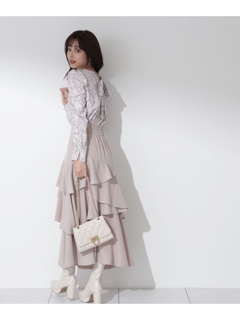 楽天市場】【SALE／60%OFF】ラッフルティアードスカート PROPORTION