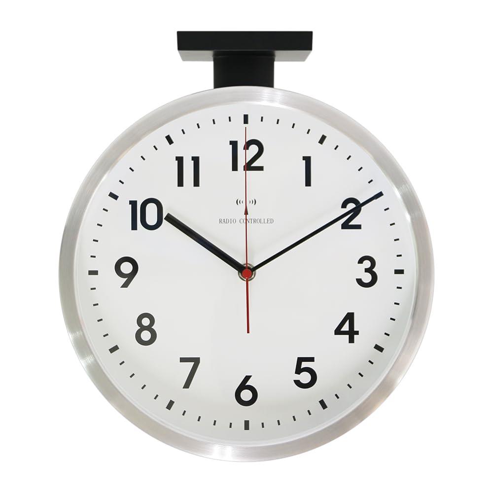 楽天市場】ベスタイム(BESTIME) RC296B 両面壁掛け時計 掛け時計 電波