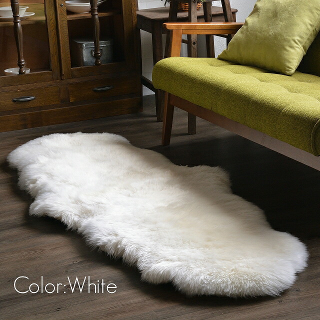 楽天市場】ムートンラグ 2匹 2匹もの ムートン ラグ ムートンラグ2匹 2