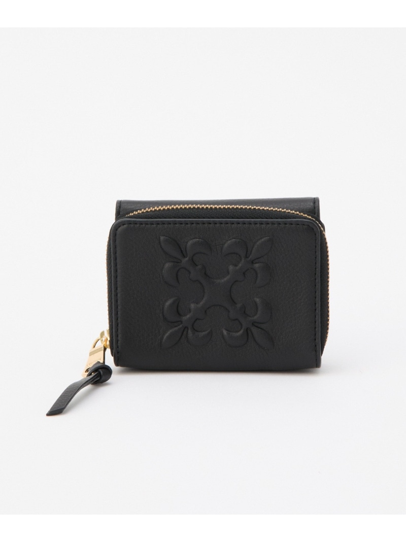 楽天市場】エンボスモノグラム三つ折りウォレット russet ラシット