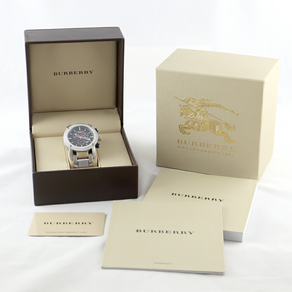 楽天市場】電池交換済 BURBERRY バーバリー スポーツ クロノグラフ