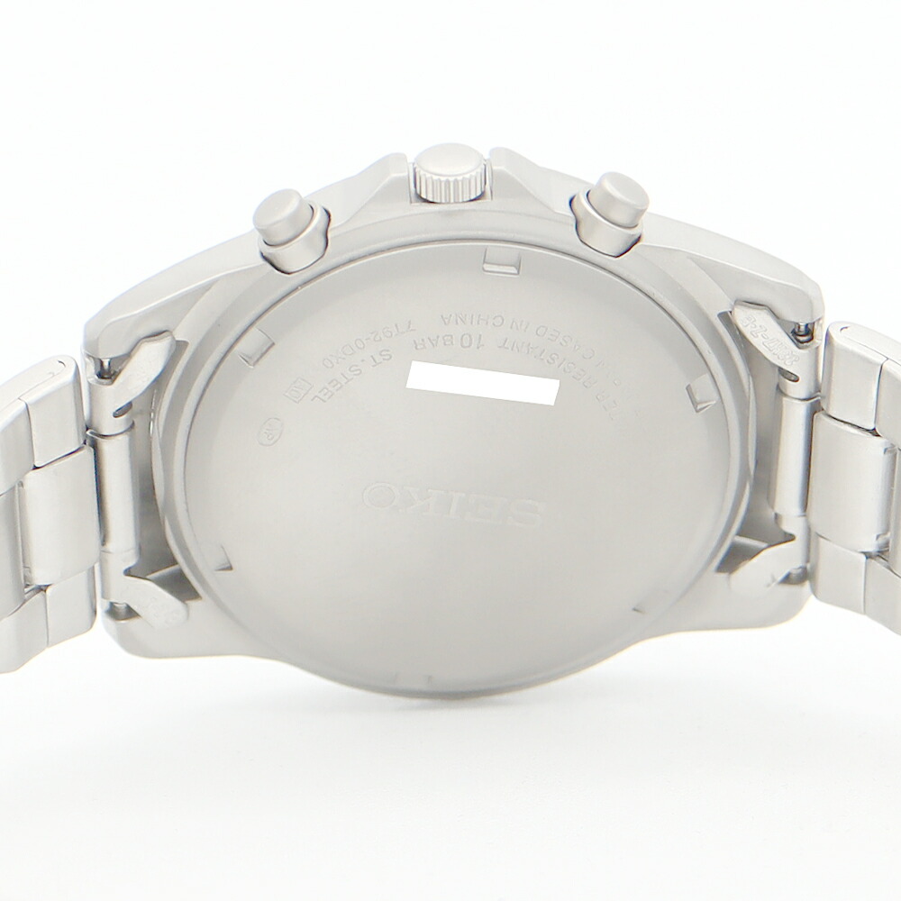 楽天市場】電池交換済 SEIKO セイコー クロノグラフ 7T92-0DX0 デイト