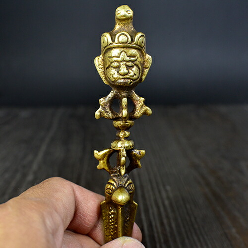 楽天市場】チベット密教 法具 金剛杭(プルパ） 125mm チベット