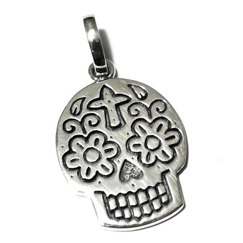 楽天市場】メキシコ シュガースカル（ドクロ）シルバー925