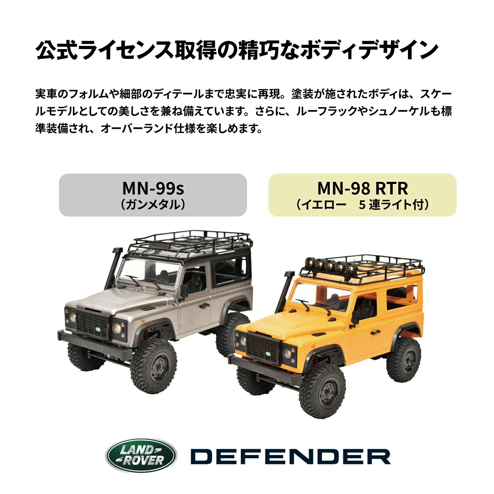 楽天市場】MNモデル Range Rover ディフェンダー90 1/12 アウトドア