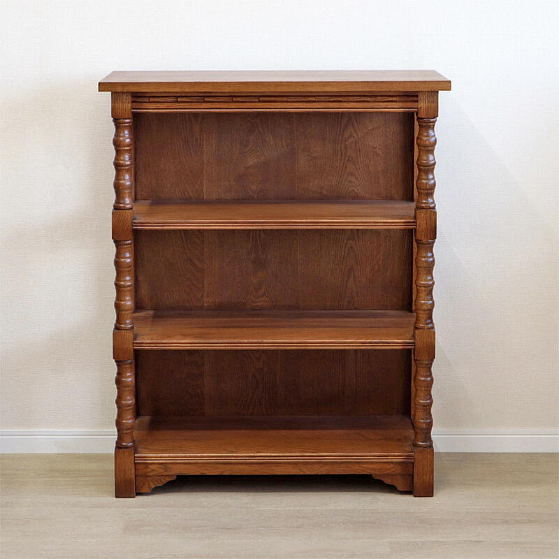 楽天市場】アンティークオーク 3段シェルフアンティーク クラシック