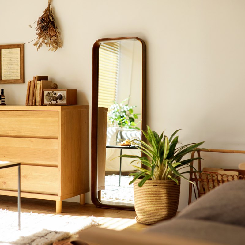 楽天市場】ミラー 鏡 全身鏡 全身ミラー 姿見 KURVE 壁掛け 北欧