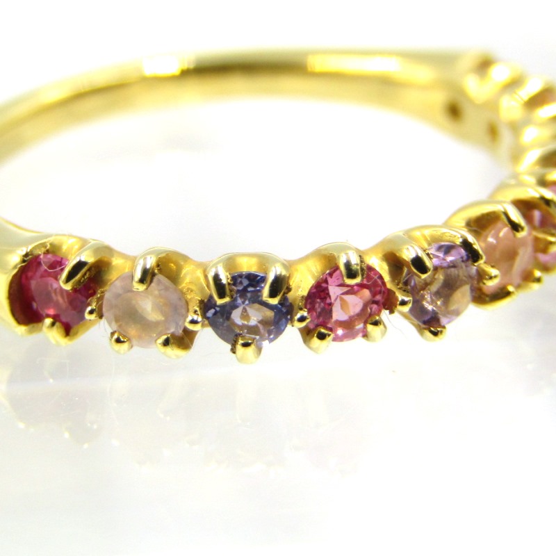 楽天市場】【中古】美品 Bizoux ビズー リング マルチカラージュエル