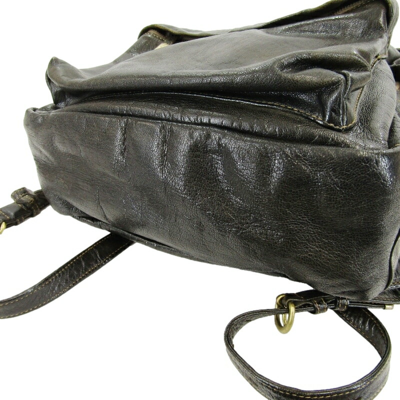 楽天市場】【中古】dan genten ゲンテン リュック ゴートヌメ バック