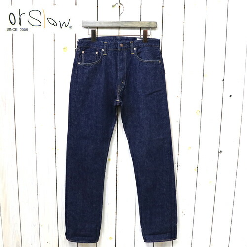 楽天市場】orSlow (オアスロウ) : 107 IVY FIT SELVEDGE DENIM (ONE