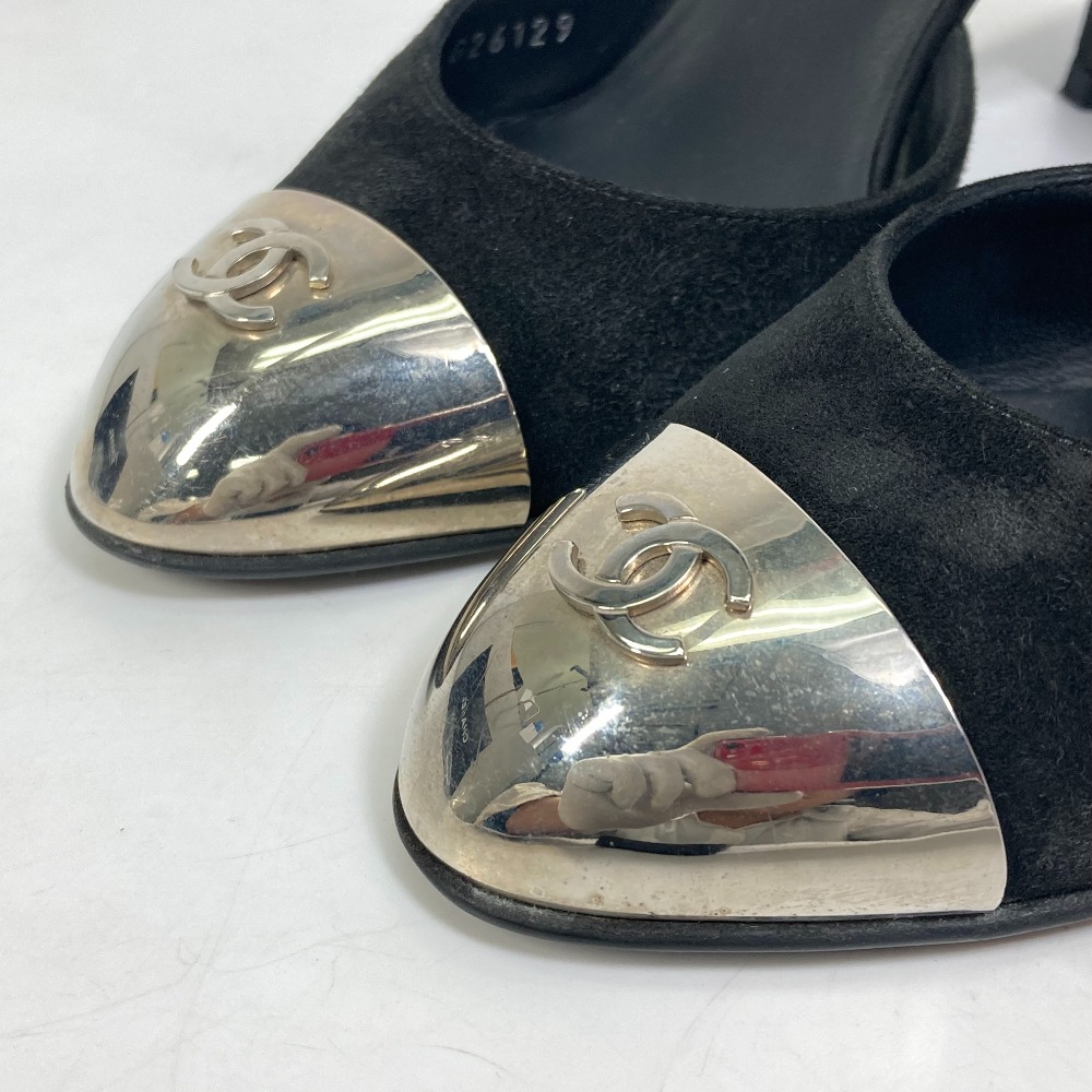 楽天市場】CHANEL シャネル ヒール メタル バイカラー ロゴ CC ココ