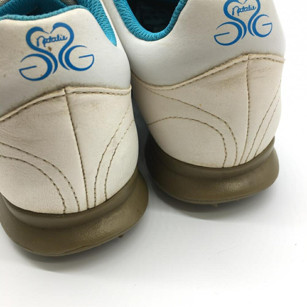 楽天市場】アディダス ゴルフシューズ 白×ライトブルー 676141