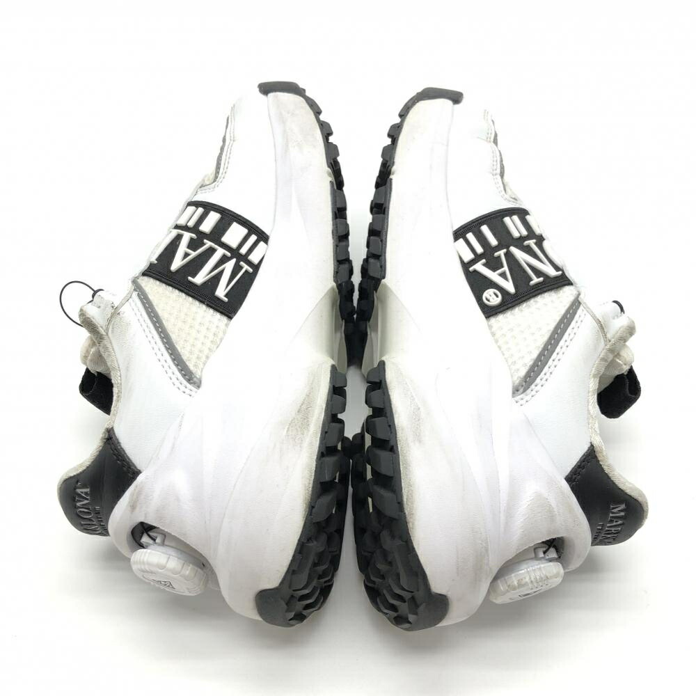 楽天市場】マークアンドロナ ゴルフシューズ 白×黒 スパイクレス 箱