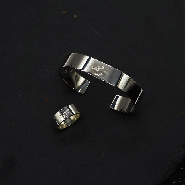 楽天市場】TADY＆KING［ORDER ITEM］平打ちSVエンド八光彫りメタル付き