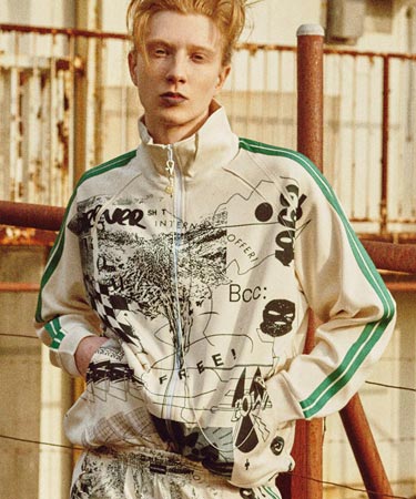 楽天市場】【BODYSONG.(ボディソング)】FLAT PRESS PRINT TJ ジャージ