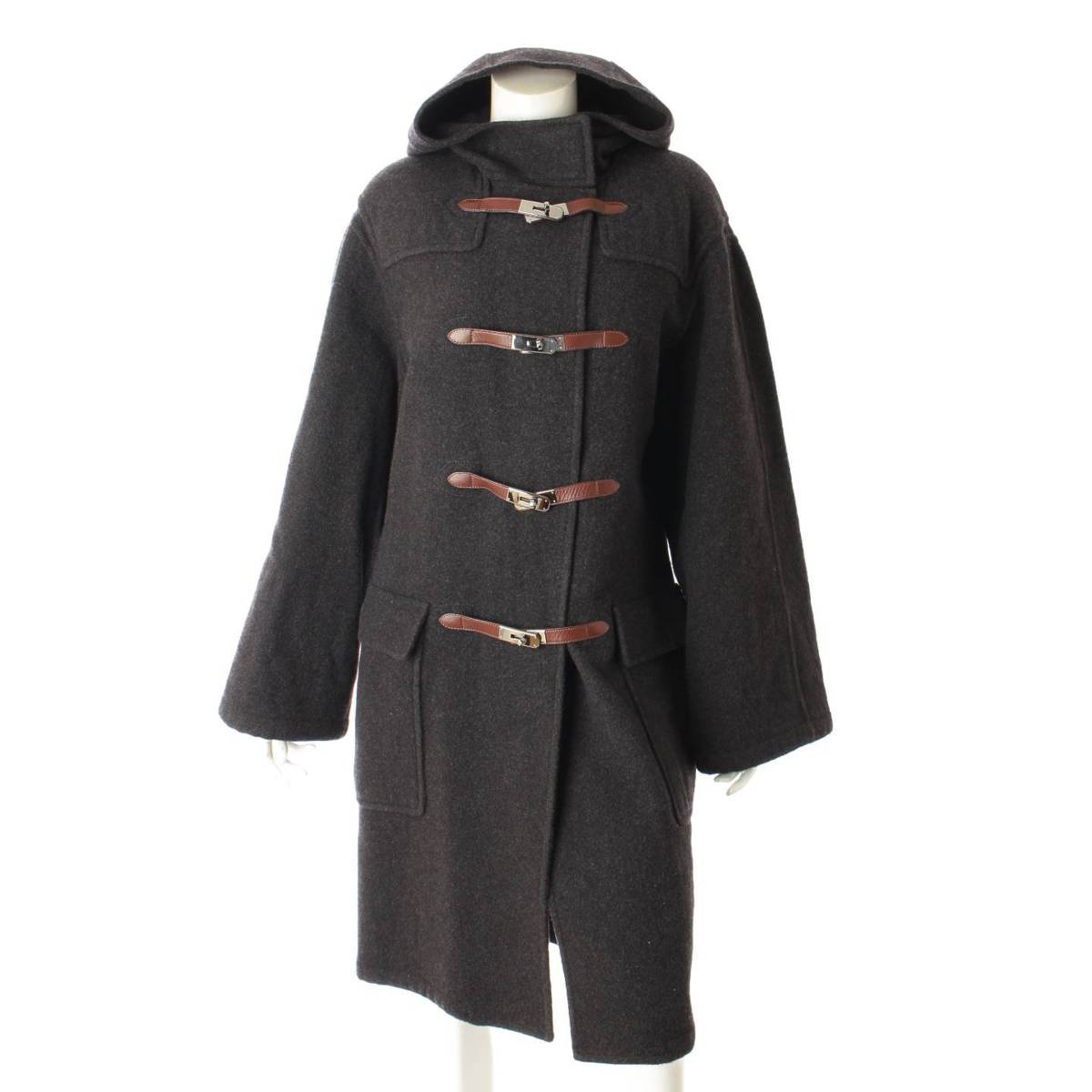 楽天市場】【エルメス】Hermes ケリー金具 カシミヤ100% ダッフル