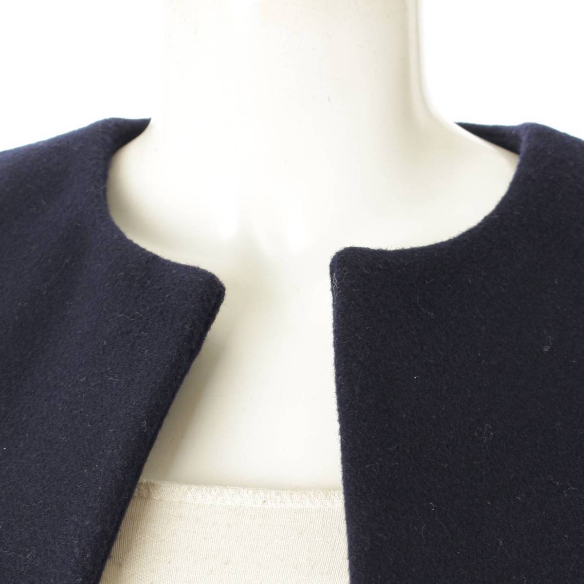 楽天市場】【ヨーコチャン】YOKO CHAN ノーカラー ロングコート YCC