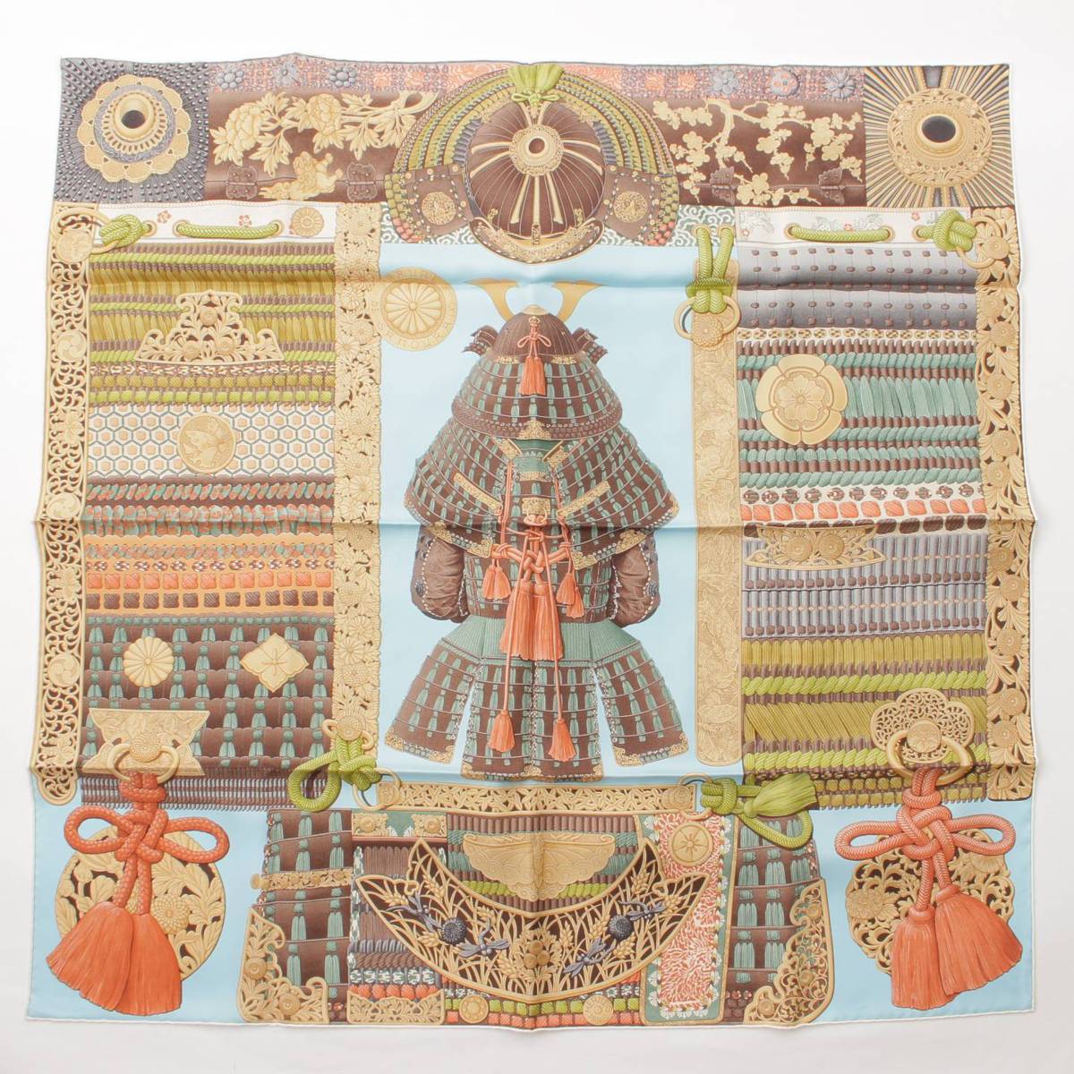 楽天市場】【エルメス】Hermes カレ90 シルクスカーフ PARURES DE