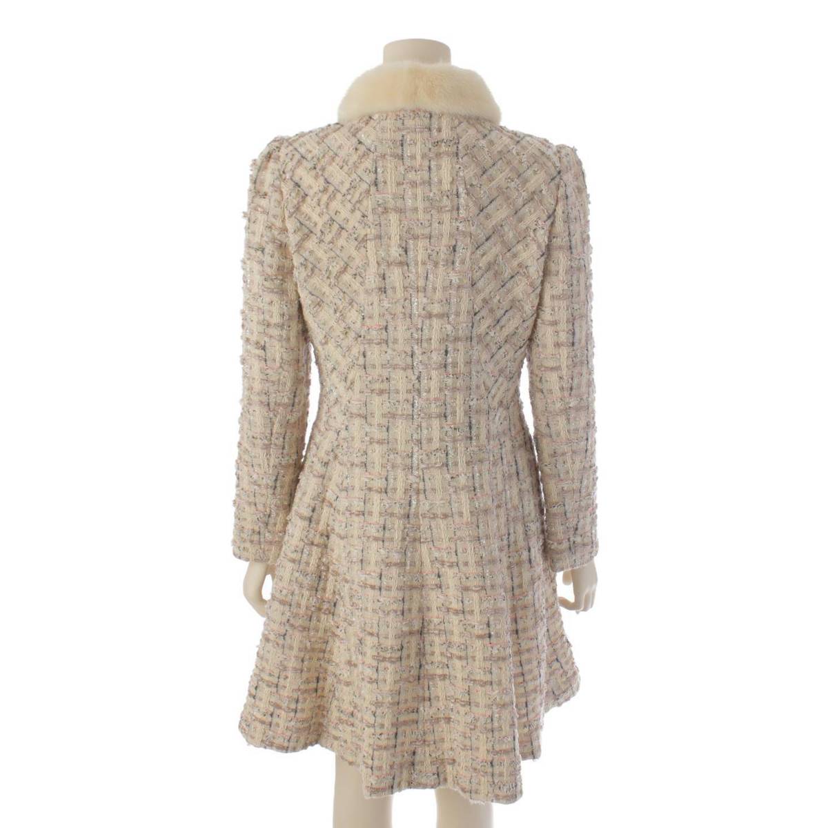 楽天市場】【ルネ】Rene ツイード ミンクファー ウール ワンピース