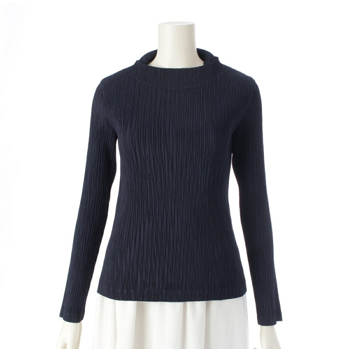 楽天市場】イッセイミヤケ ISSEY MIYAKE ラウンドネック プリーツ