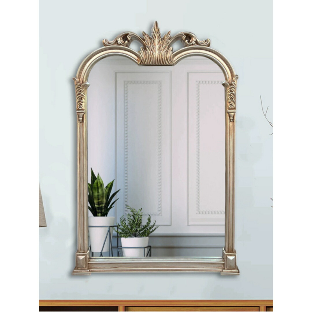 楽天市場】A038906高級感 豪華鏡 アンティーク調 壁掛け鏡 壁掛け