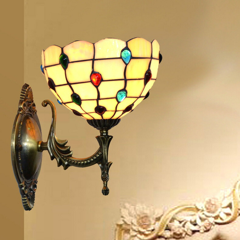 楽天市場】A003043ブラケットライト 壁掛け照明ステンドグラス 玄関