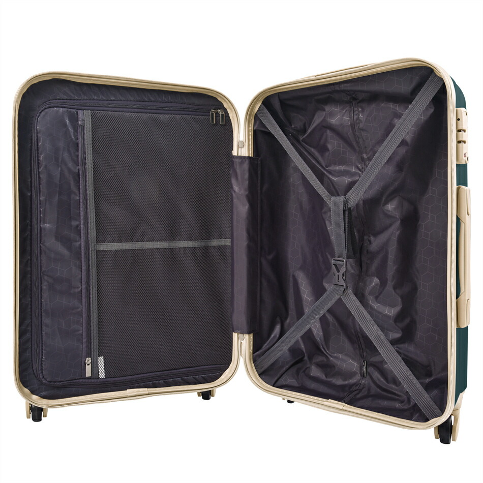 楽天市場】Mサイズ 【ダークグリーン】 スーツケース キャリーバッグ