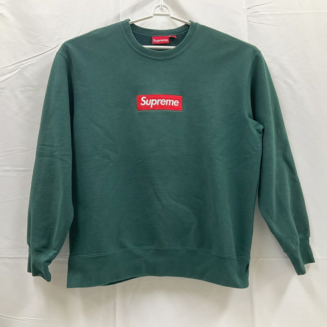 楽天市場】supreme box logo crewneck グリーンの通販