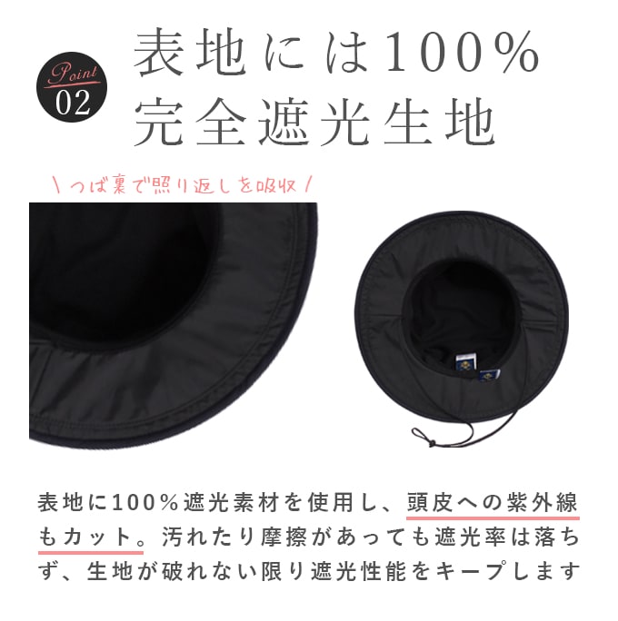 楽天市場】100％ 完全遮光 99％ではダメなんです！ サーフハット