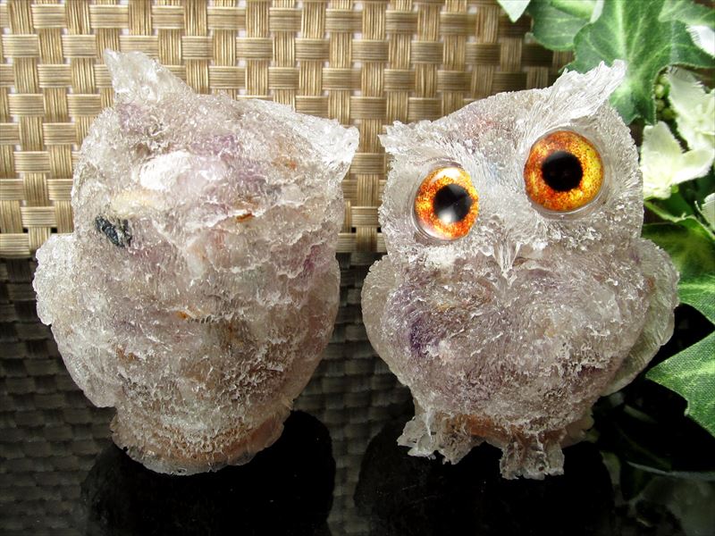 楽天市場】○【スーパーセブンサザレ入り フクロウ型 オルゴナイト】重