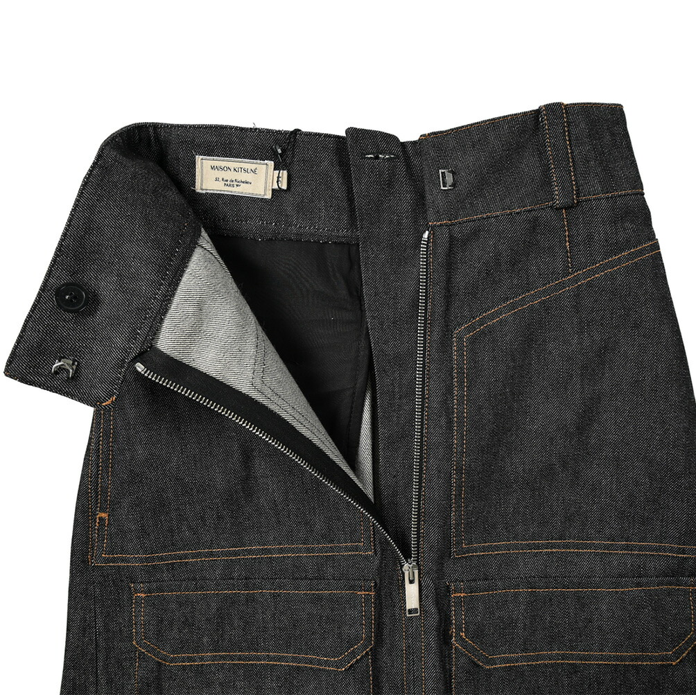 楽天市場】メゾンキツネ MAISON KITSUNE デニムスカート 春夏