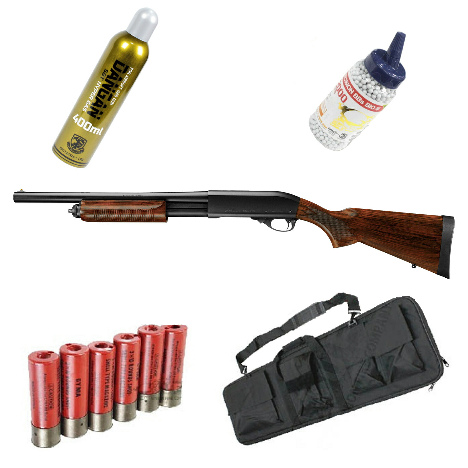 楽天市場】【本体セット】東京マルイ M870 タクティカル ガスショット