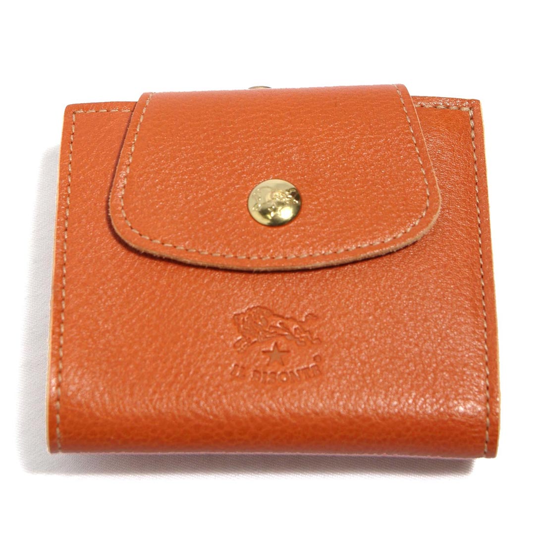 楽天市場】*財布 IL BISONTE イルビゾンテ がま口2つ折りウォレット