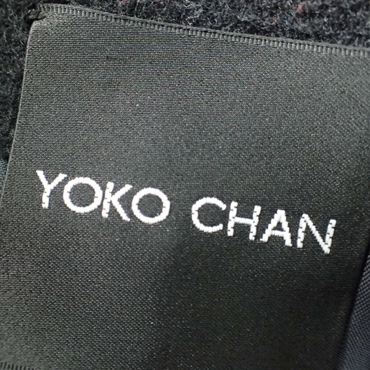 楽天市場】YOKO CHAN ヨーコチャン YCC-415-048 ウール 裾ファー切替