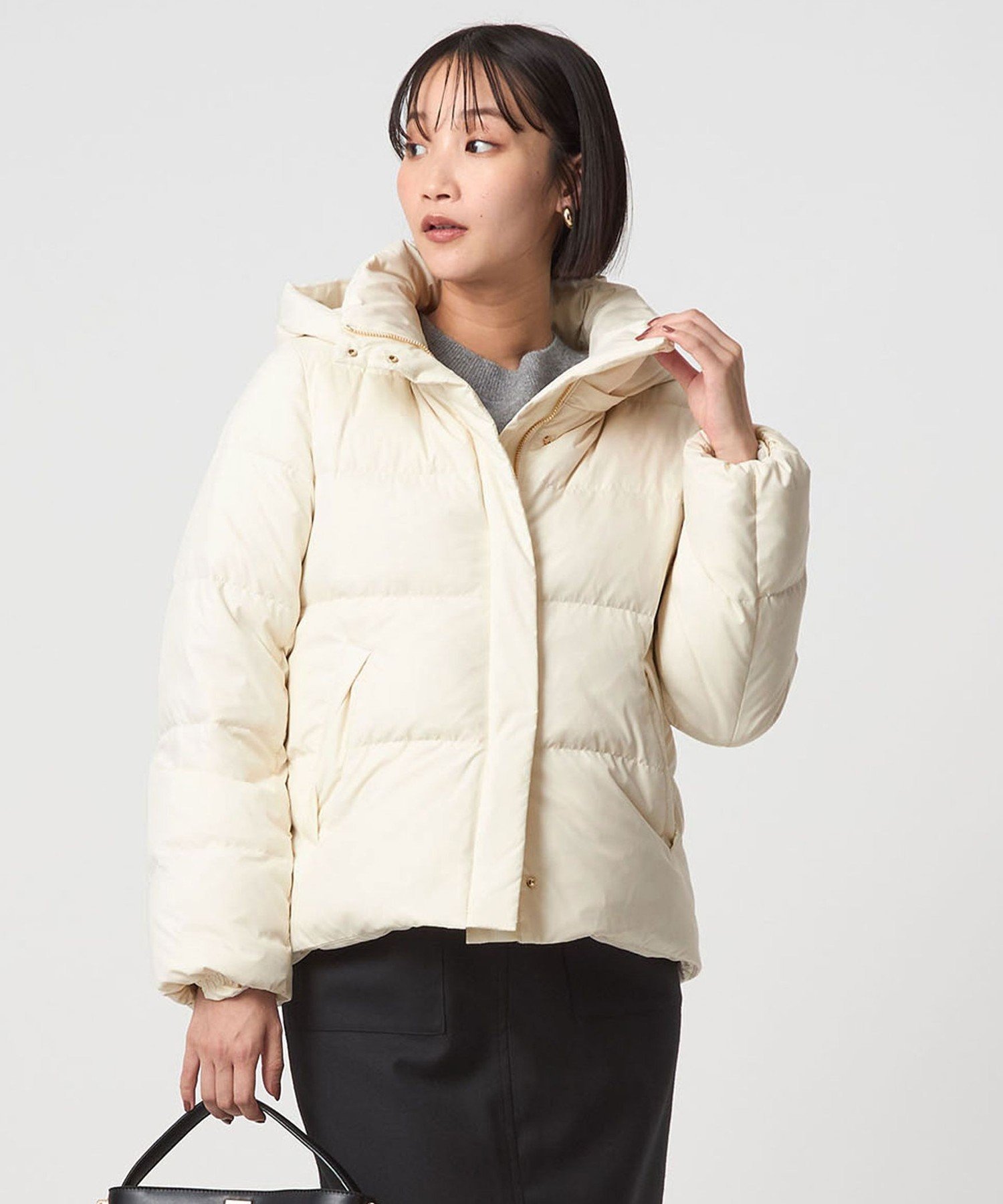 UNITED ARROWS green label relaxing｜フード ショート ダウン