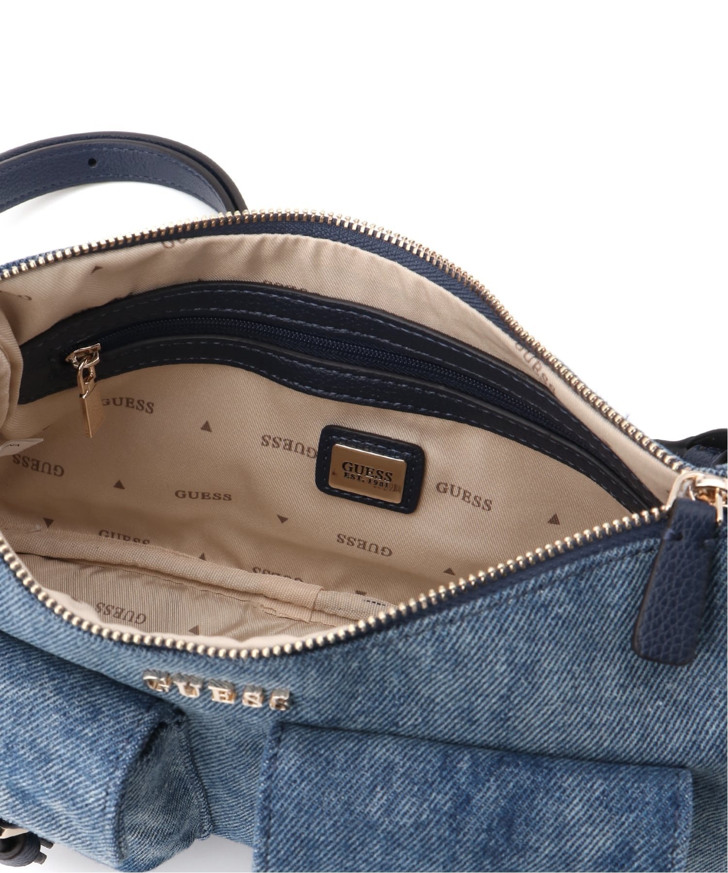 GUESS｜GUESS/(W)KASSIE Shoulder Bag ショルダーバッグ デニムバッグ