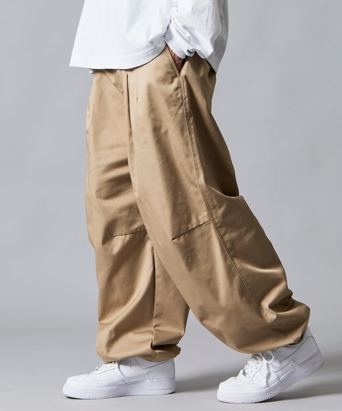 FREAK'S STORE｜ワイドシルエット ミリタリーサーカスパンツ/スノー