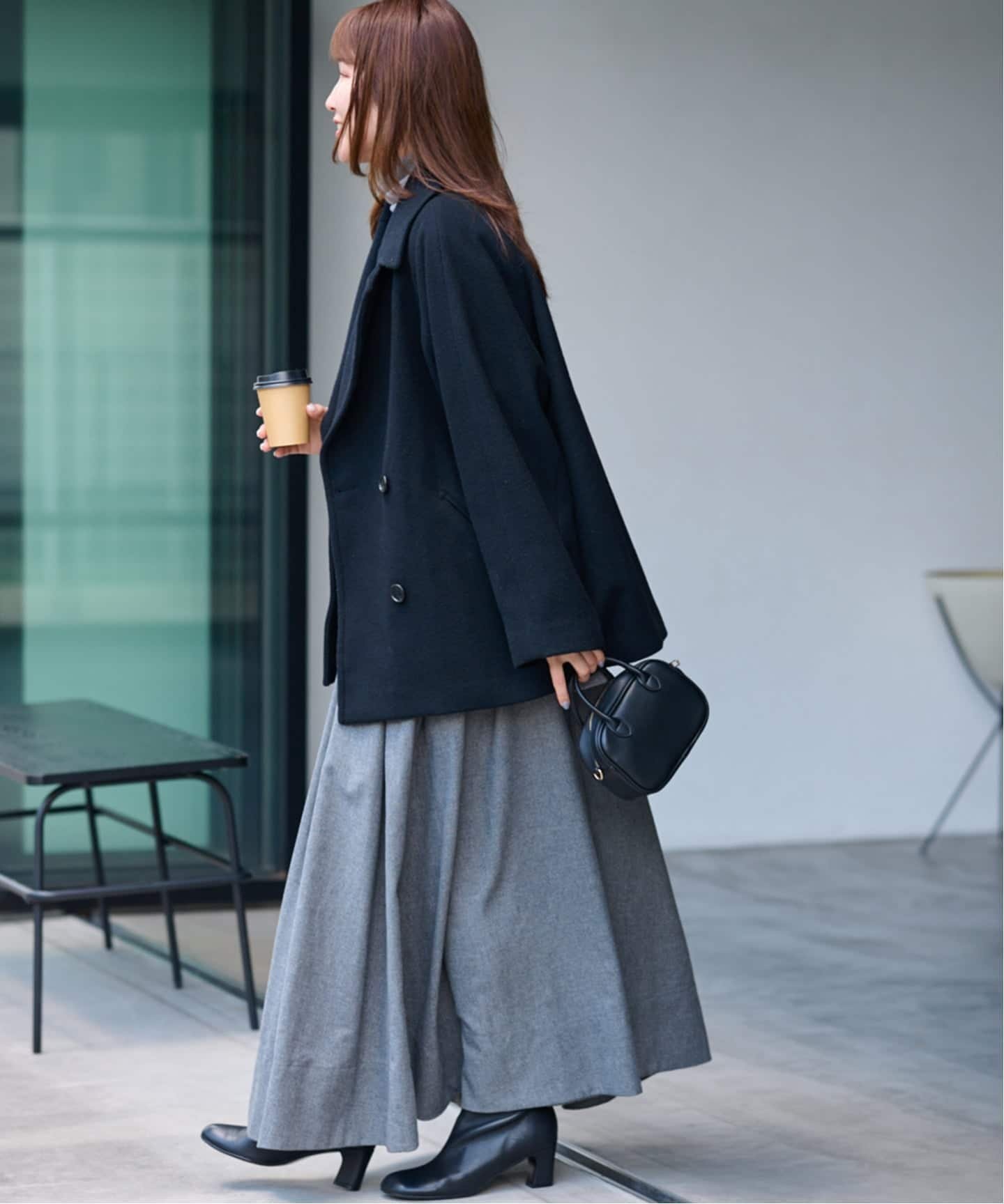 JOURNAL STANDARD relume｜《WEB限定》尾州ウールショートPコート