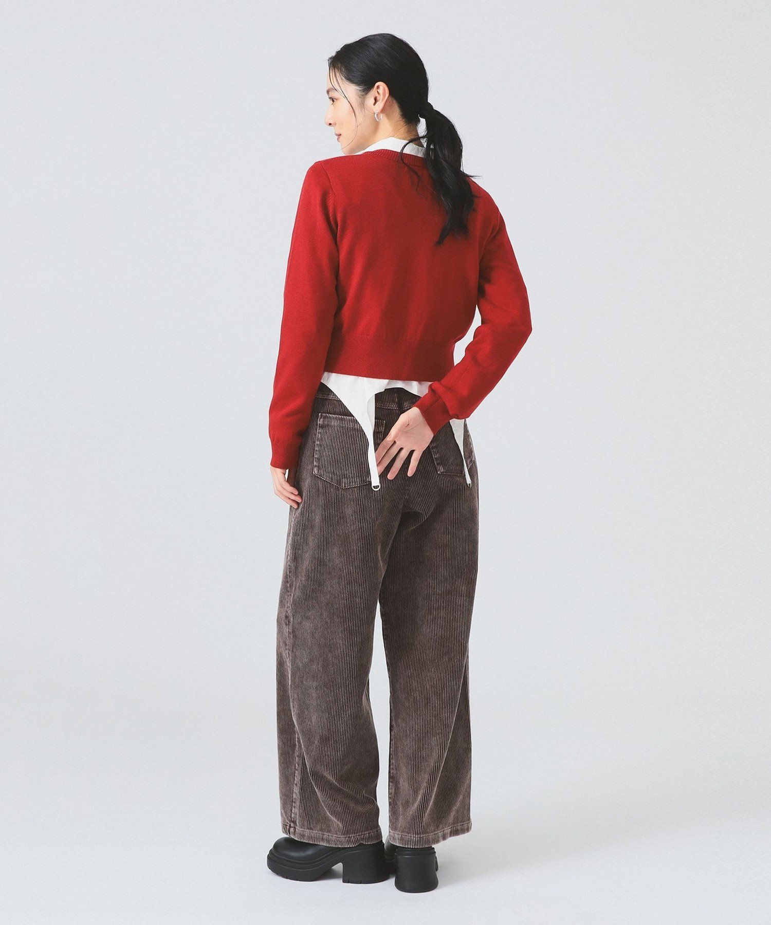 BEAMS WOMEN｜アーガイル クルーネック カーディガン | Rakuten