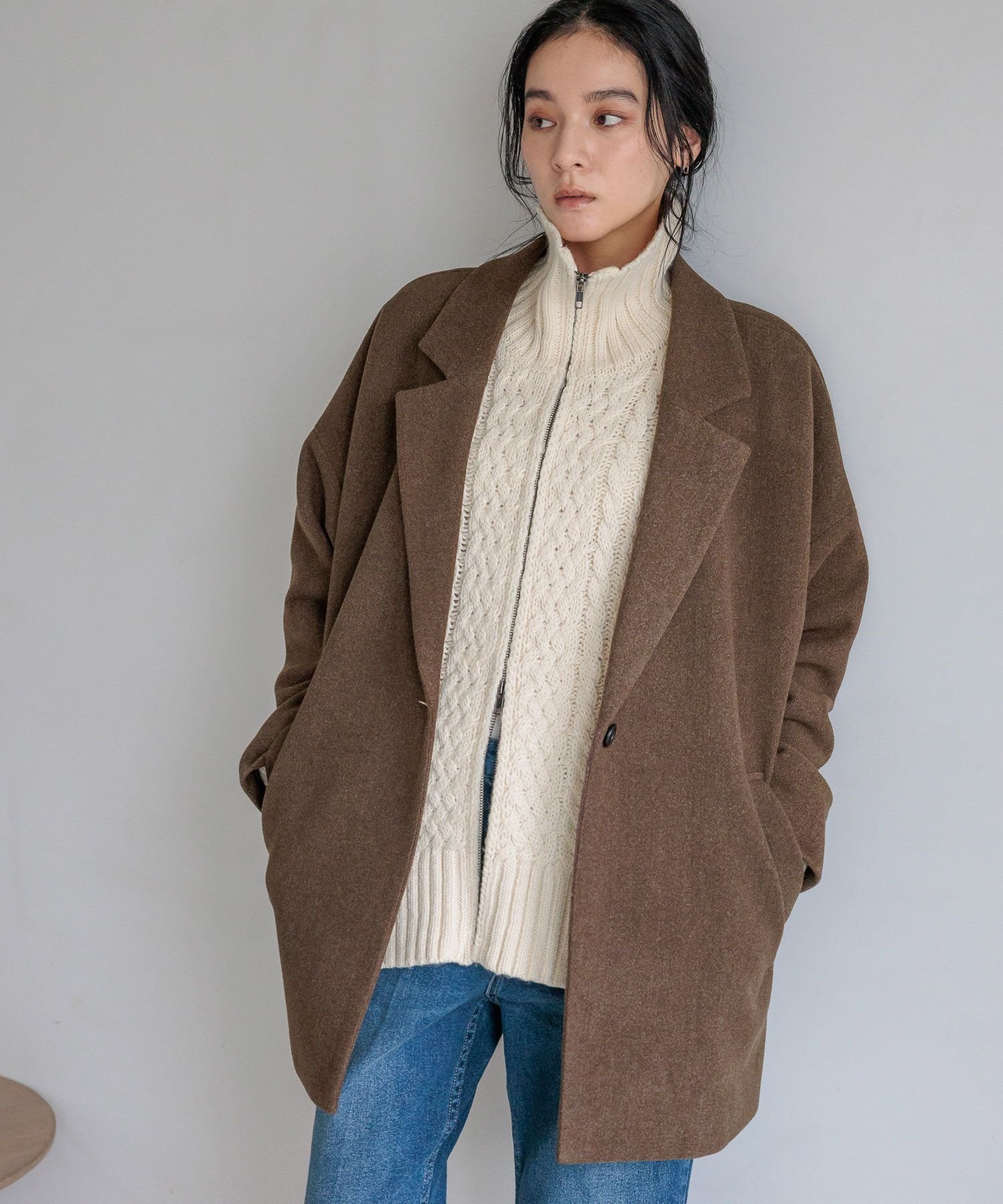 LOWRYS FARM｜Wフェイスユルジャケット | Rakuten Fashion(楽天