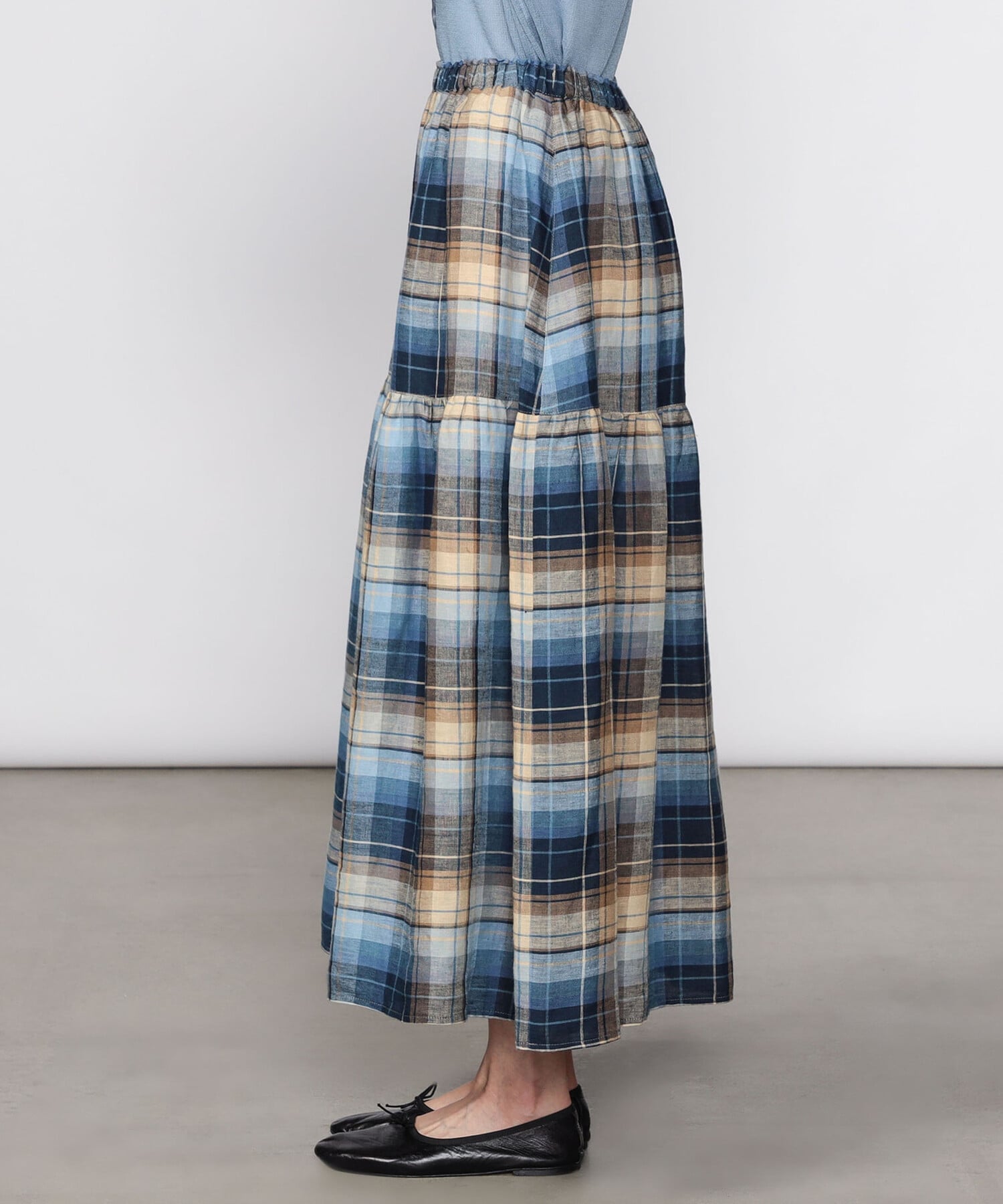 Bshop｜O'NEIL OF DUBLIN | ティアードスカート CHECK WOMEN | Rakuten