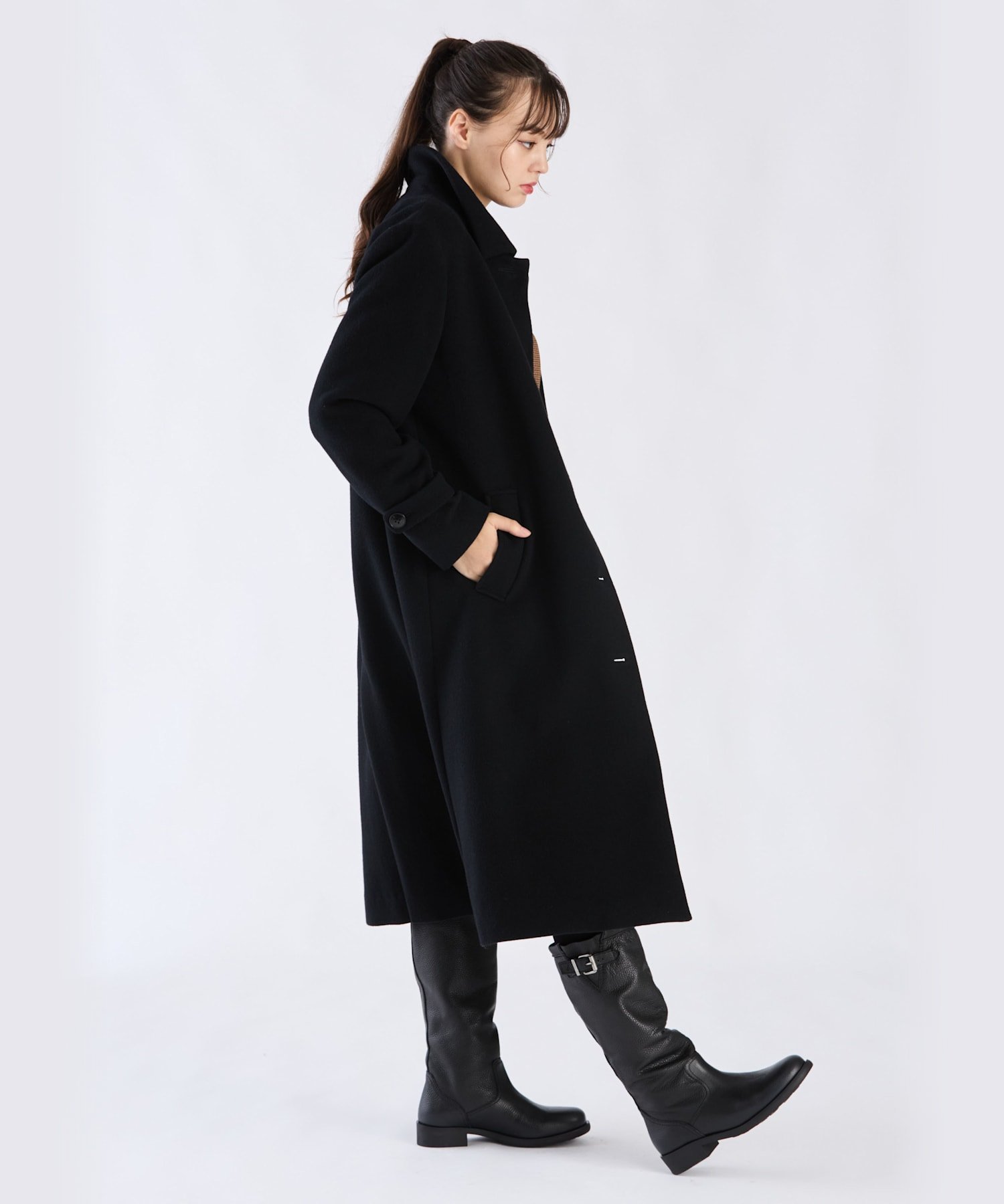 agnes b.｜ウール ロングコート | Rakuten Fashion(楽天ファッション