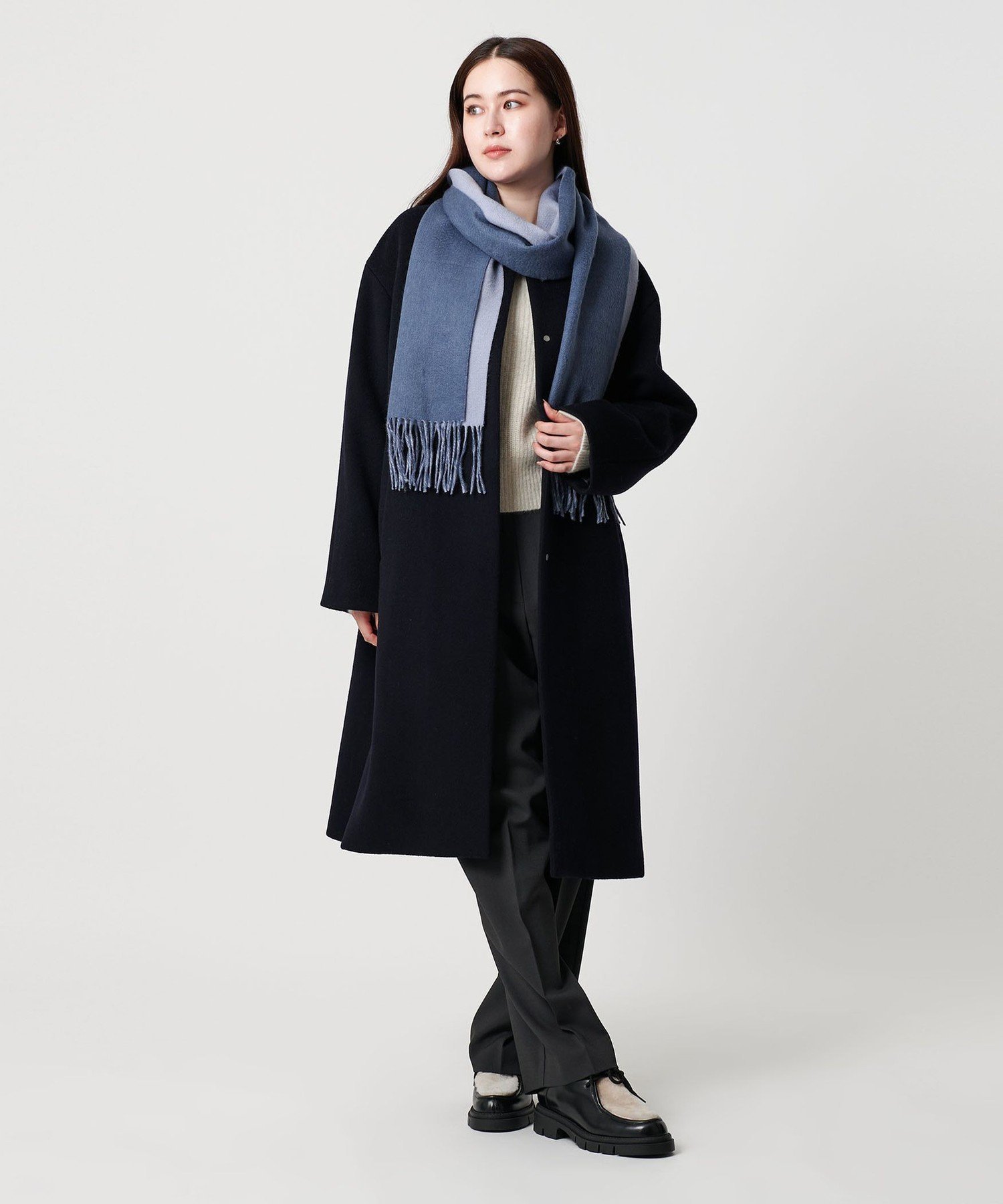 UNITED ARROWS カシミヤリバーシブルマフラー BEAUTY&YOUTH UNITED ARROWS（ビューティーアンドユースユナイテッド