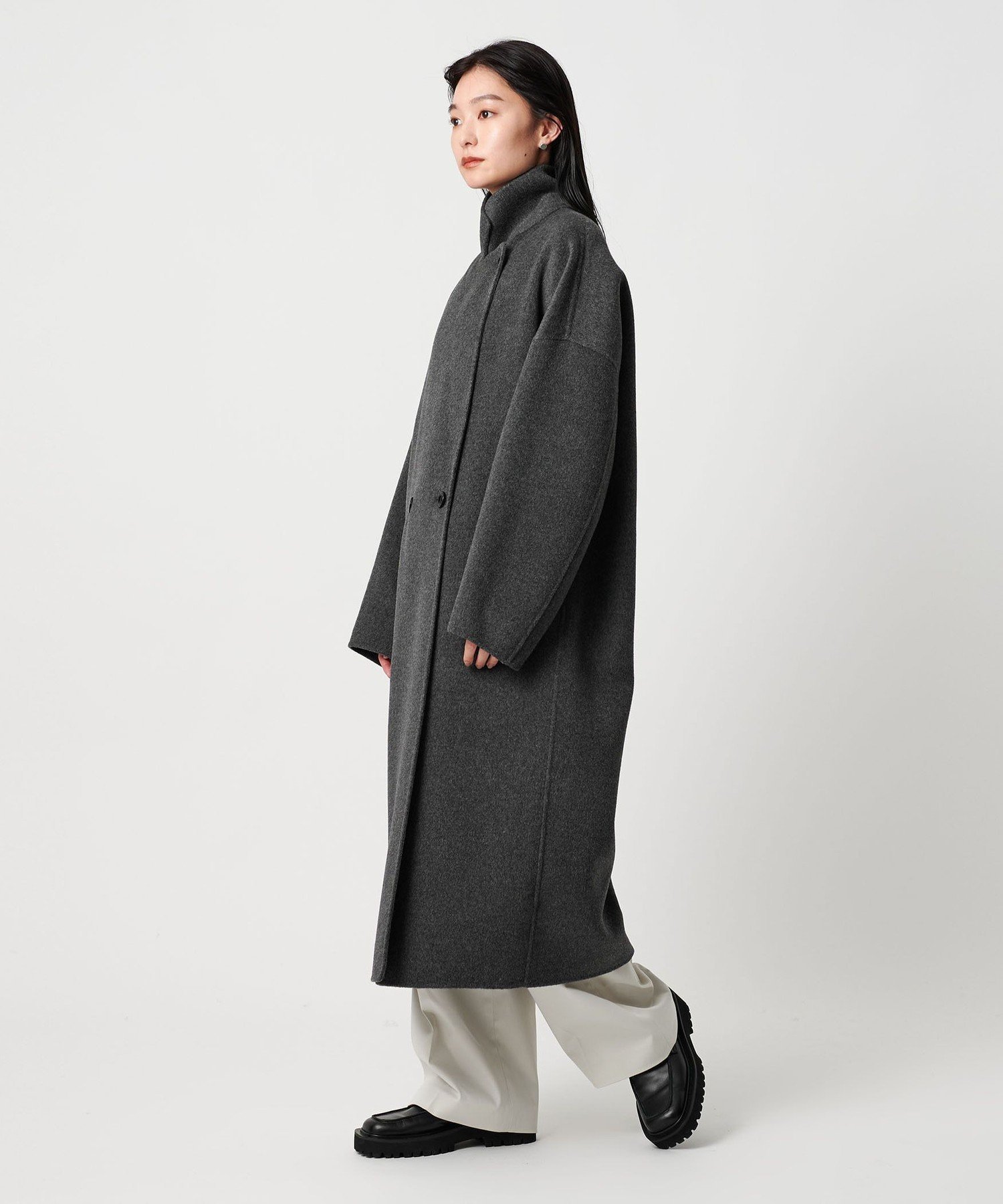 MARW UNITED ARROWS リバーロングコート MARW UNITED ARROWS＞リバー ロングコート（その他アウター）｜MARW