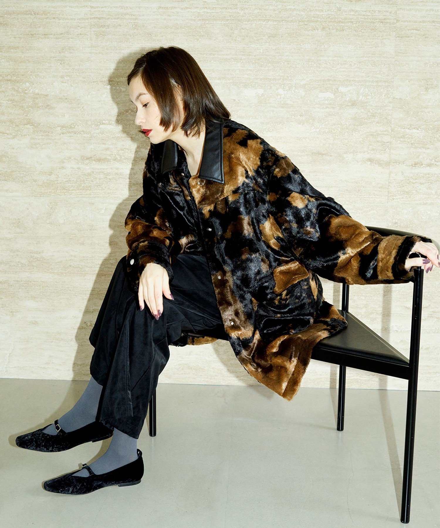BEAMS WOMEN｜RBS / フェイクファー ステンカラー コート | Rakuten