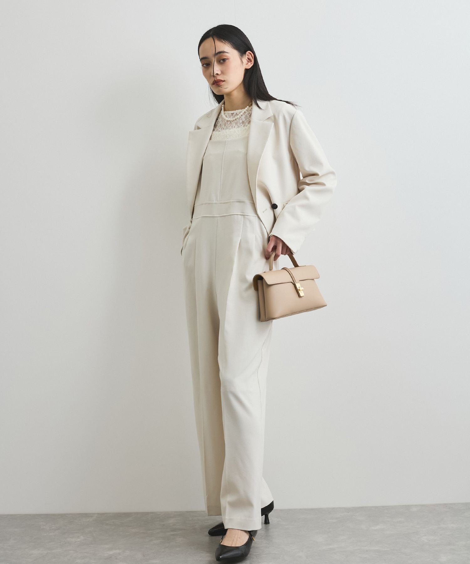 VIS｜セットアップサロペット【洗える】 | Rakuten Fashion(楽天